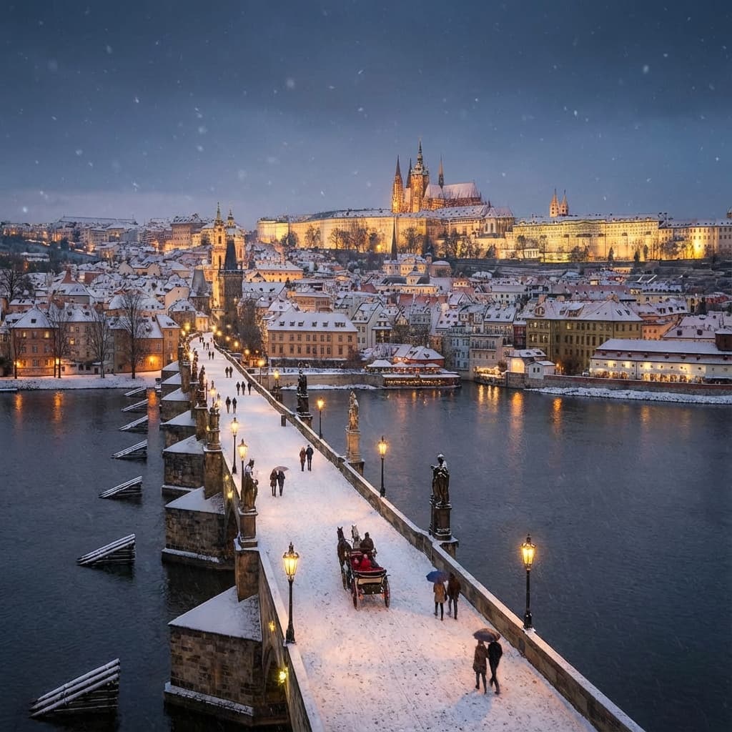 Prague winter