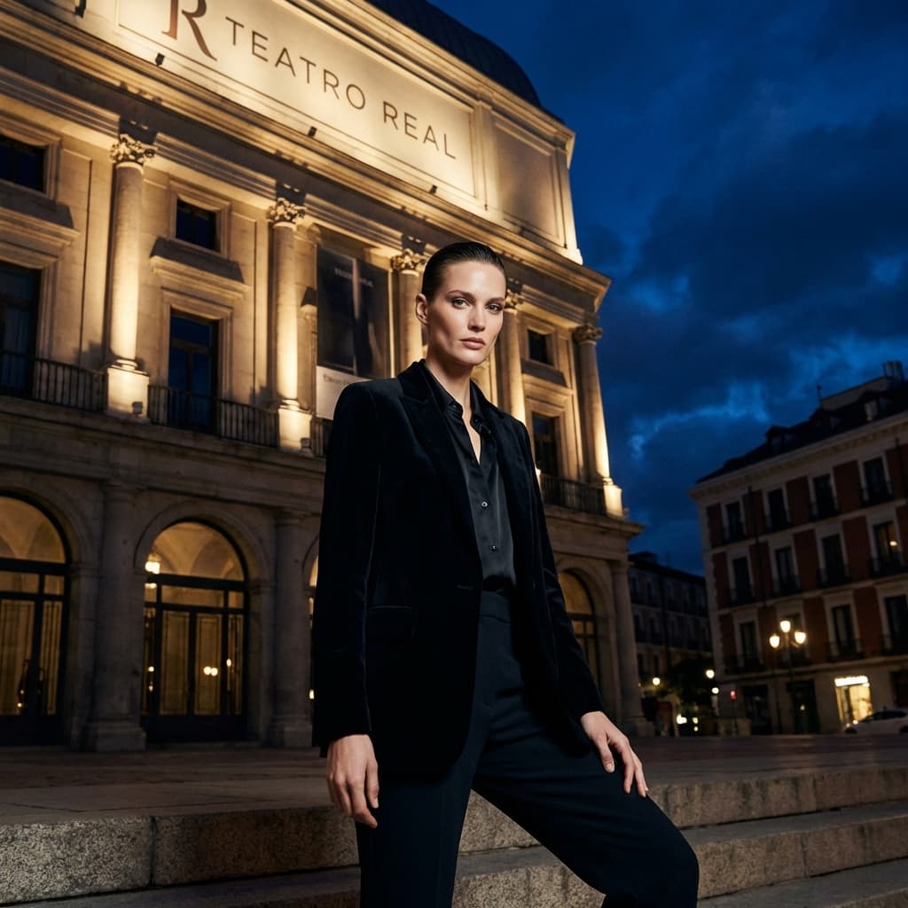 Velvet Structured Blazer